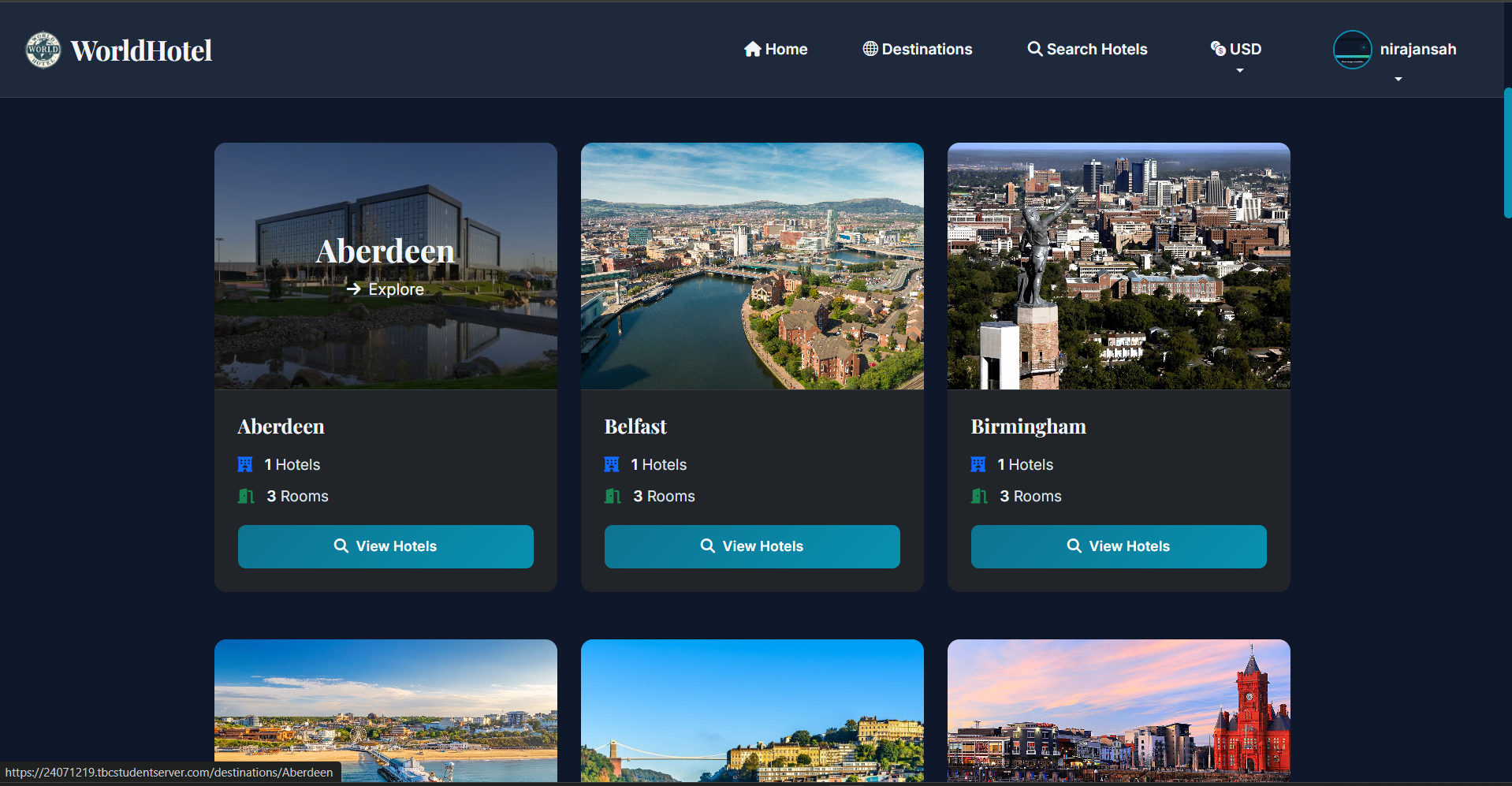 Hotel Management Website